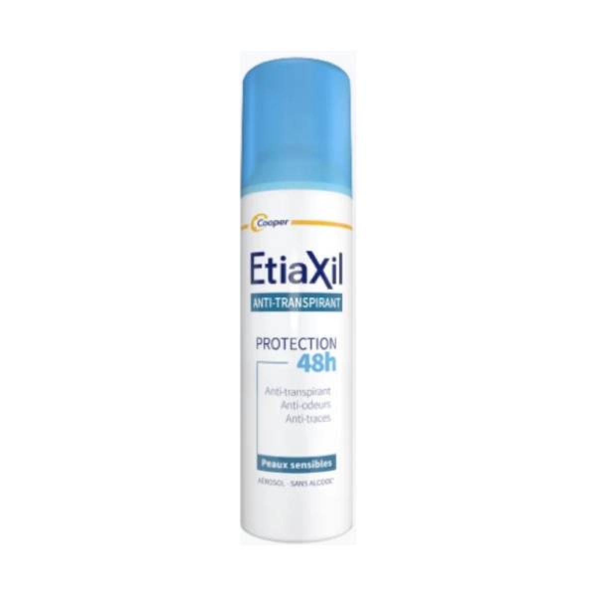 ETIAXIL Déodorant antitranspirant 48h spray 150ml Parapharmacie