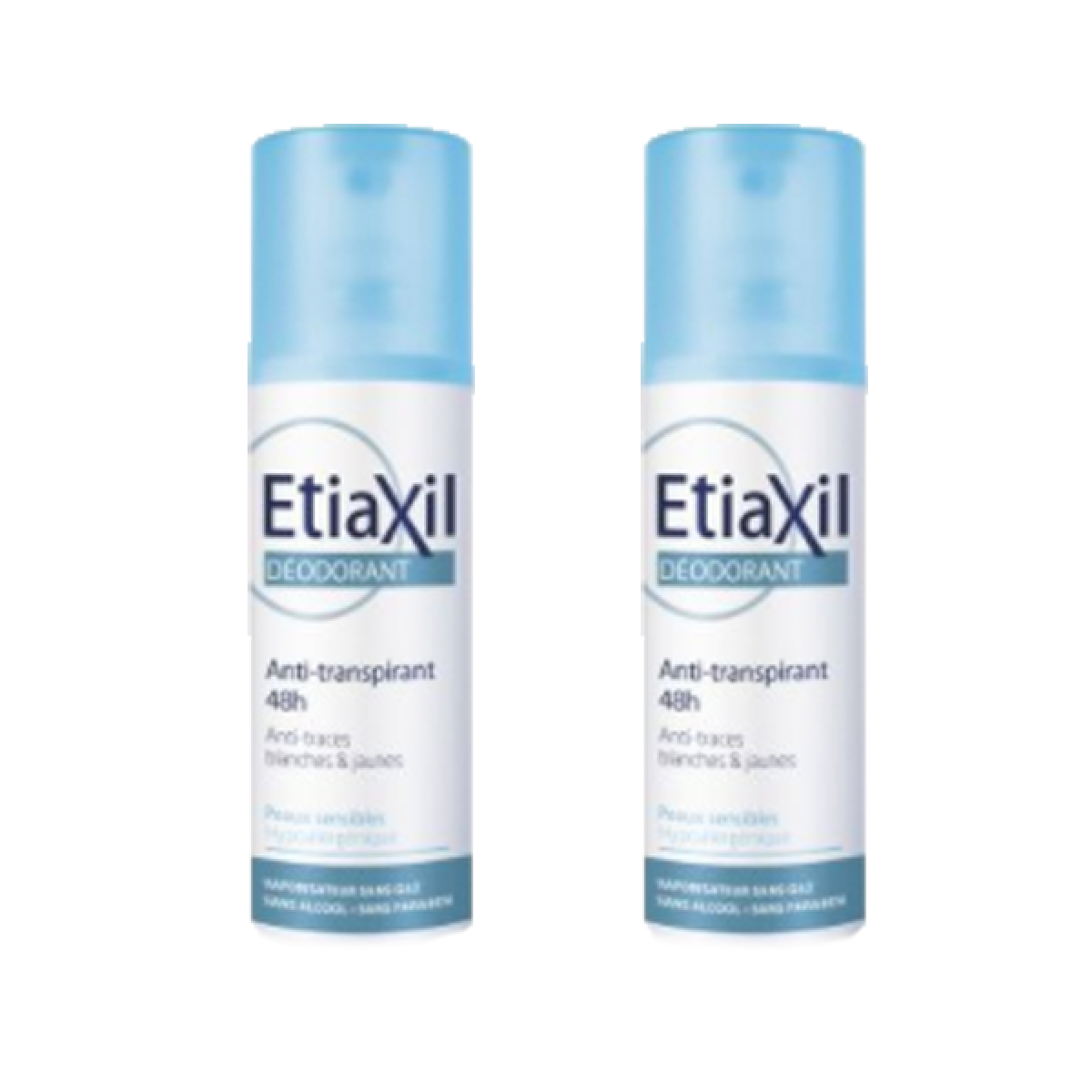 ETIAXIL Déodorant antitranspirant 48h spray 150ml lot 2