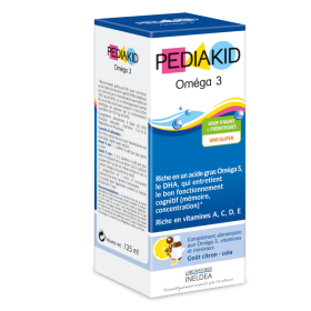 PEDIAKID Gommes oméga 3 60 oursons