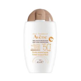 AVÈNE Solaire fluide minéral teinté SPF 50+ 40ml