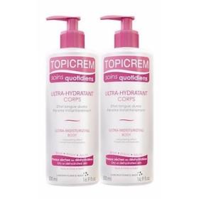 TOPICREM Lait corps ultra-hydratant 2x500ml