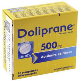 DOLIPRANE 500mg 16 comprimés effervescents