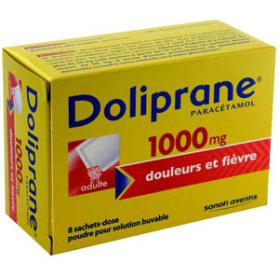DOLIPRANE 1000mg 8 sachets buvables