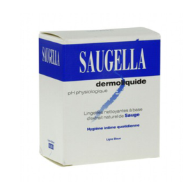 SAUGELLA Dermoliquide lingettes boite de 10 sachets