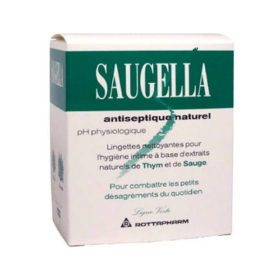 SAUGELLA Antiseptique naturel lingettes boite 10 sachets