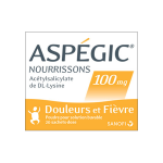 SANOFI Aspégic nourrisson 100mg 20 sachets dose