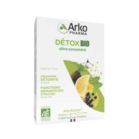 ARKOPHARMA Arkofluides détox bio 20 ampoules de 15ml