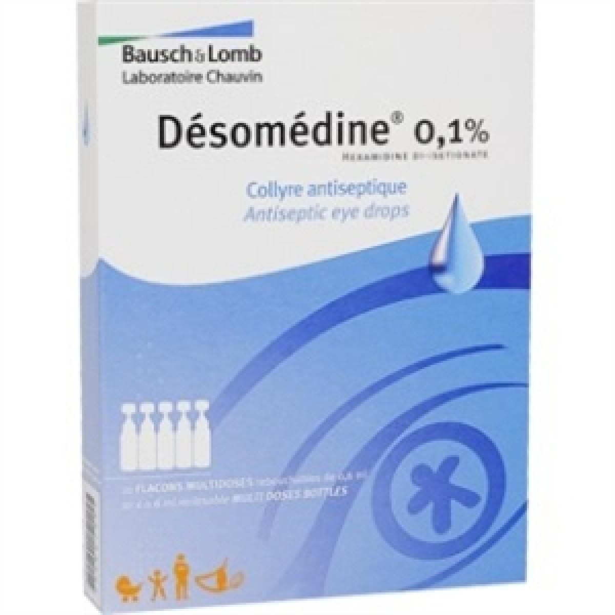 Bausch Lomb Desomedine 0 1 Collyre 10 Unidoses De 0 6ml Medicaments Pharmarket