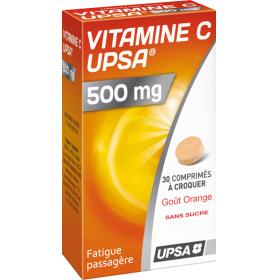 UPSA Vitamine c 500mg 30 comprimés à croquer