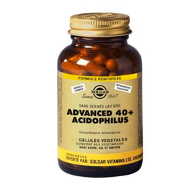 SOLGAR Advanced 40 plus acidophilus 120 gélules végétales