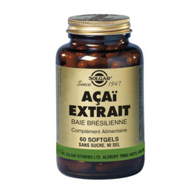 SOLGAR Açaï extrait 60 softgels