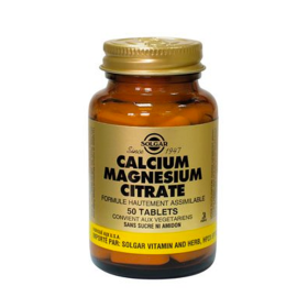SOLGAR Calcium magnésium citrate 50 tablets
