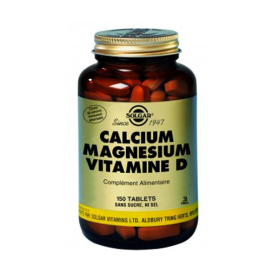 SOLGAR Calcium magnésium vitamine d 150 tablets