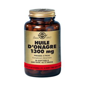 SOLGAR Huile d’onagre 1300mg 30 softgels