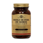 SOLGAR Huile de foie de morue 100 softgels