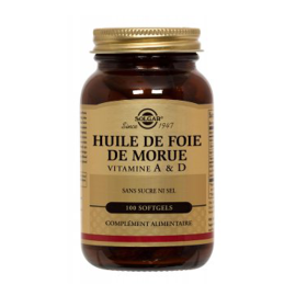 SOLGAR Huile de foie de morue 250 softgels