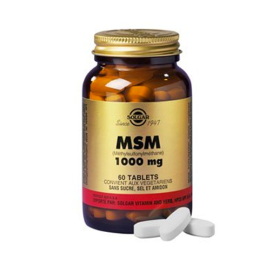 SOLGAR Msm 1000mg 60 tablets