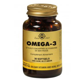 SOLGAR Oméga-3 120 softgels