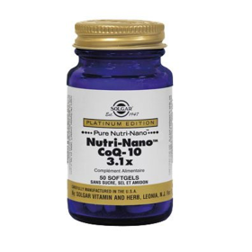 SOLGAR Nutri-nano CoQ-10 3.1x 50 softgels