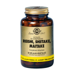 SOLGAR Reishi, shiitaké, maitaké 50 gélules végétales