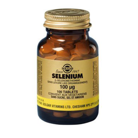 SOLGAR Sélénium 100 µg 100 tablets