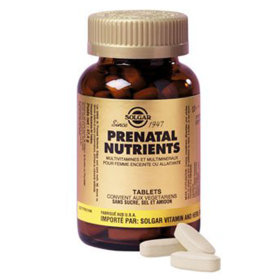 SOLGAR Prenatal nutrients 120 tablets