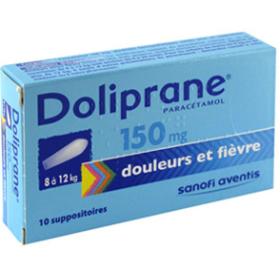DOLIPRANE 150mg 10 suppositoires