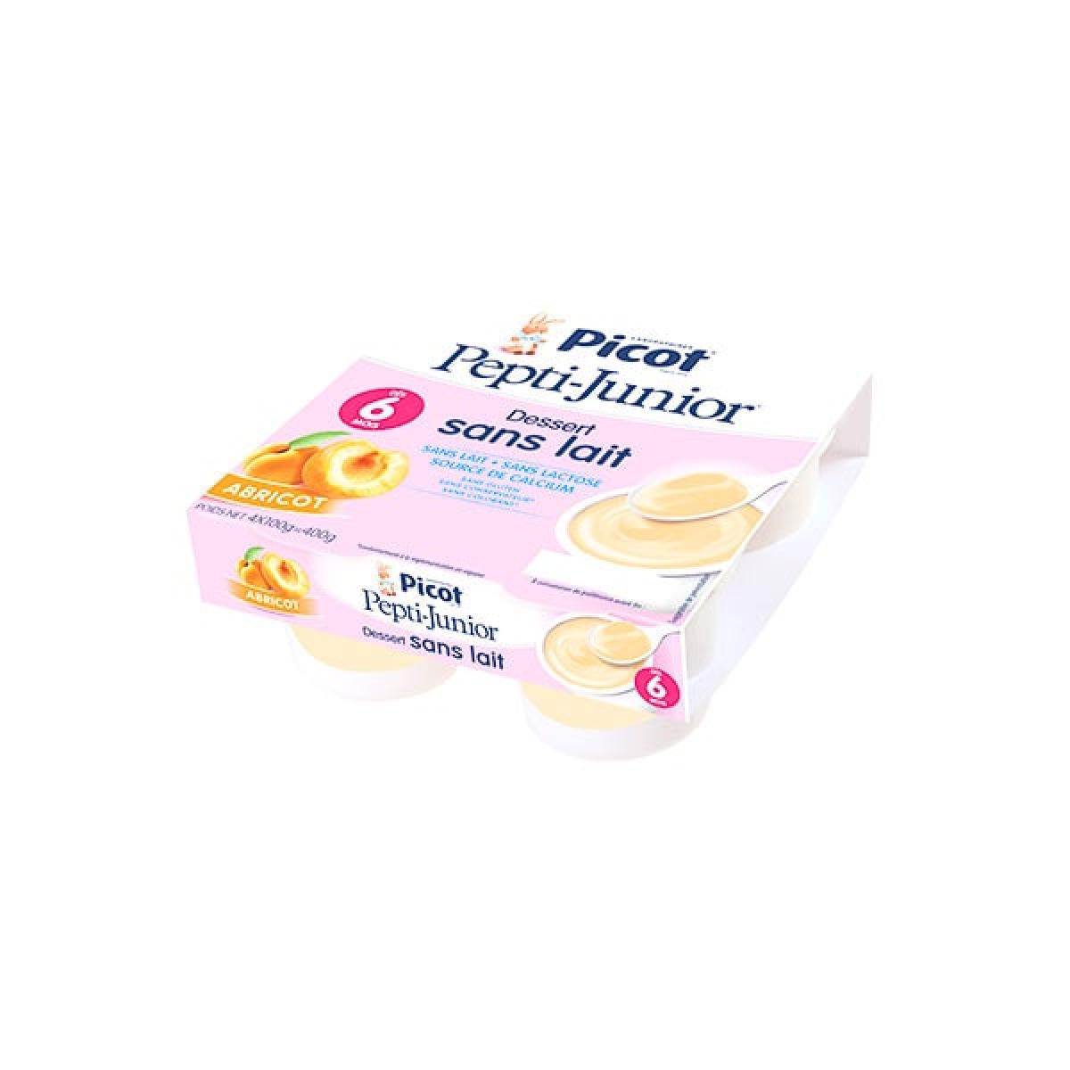 Picot Pepti Junior Dessert Sans Lait Abricot 4x100g Parapharmacie Pharmarket