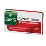 MEDIFLOR Acygil bien-être urinaire 15 comprimés