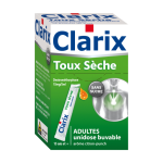 COOPER Clarix toux sèche adulte 15mg/5ml 15 sachets