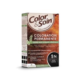 LES 3 CHÊNES Color et soin coloration noir ébène 1N 1 kit