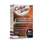 LES 3 CHÊNES Color et soin coloration châtain naturel 4N 1 kit