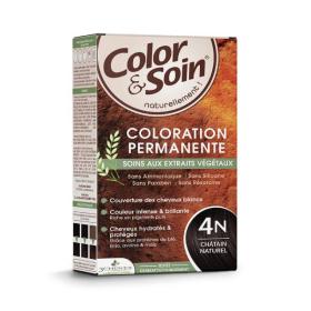LES 3 CHÊNES Color et soin coloration châtain naturel 4N 1 kit