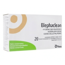 THEA Blephaclean 20 compresses stériles