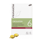 PRANAROM Oléocaps 6 jambes légères et confort circulatoire 30 capsules