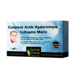 SANTE VERTE Complexe acide hyaluronique + collagène marin 30 comprimés