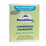 MOUSTIDOSE Compresses calmantes après-piqûres 8 sachets