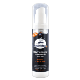 MOUSTIDOSE Spray répulsif zones infestées 125ml