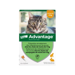 BAYER Advantage 40 chat -4kg 4 pipettes