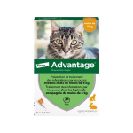 BAYER Advantage 40 chat -4kg 6 pipettes