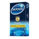 MANIX Super easy-fit 6 préservatifs