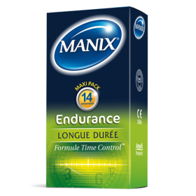 MANIX Endurance longue durée 14 préservatifs