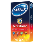 MANIX Tentations kit découverte 14 préservatifs