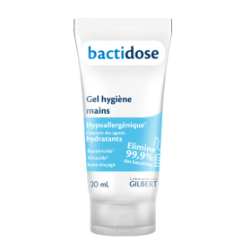BACTIDOSE Bactidose gel hygiène mains non parfumé 30ml
