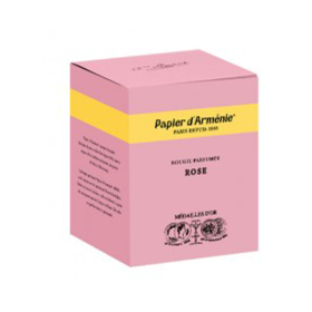 PAPIER D'ARMÉNIE Bougie à la rose 220g