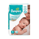 PAMPERS ProCare prenium protection taille 1 38 couches