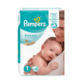 PAMPERS ProCare premium protection taille 1 38 couches