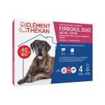 CLÉMENT THÉKAN Fiprokil duo chien de 40 à 60 kg 4 pipettes