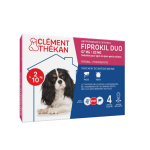 CLÉMENT THÉKAN Fiprokil duo chien de 2 à 10kg 4 pipettes