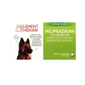 CLÉMENT THÉKAN Milprazikan chien +5kg 2 comprimés